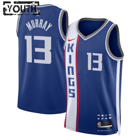 Canotte Bambino Sacramento Kings Keegan Murray Nike 2023-24 City Edition Blu Swingman